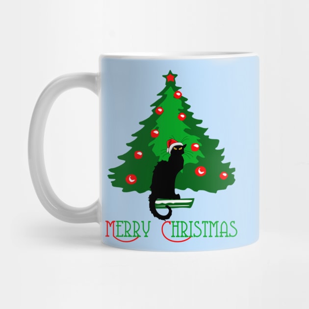 Chat Noir Merry Christmas by HolidayBug